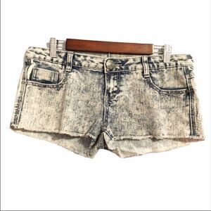 Vanilla Star Distressed Denim Shorts